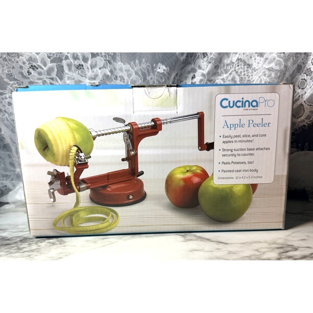 Cucina Pro Apple Fruit Vegetable Peeler Easy Peel‎ New in Opened Box (P2903)